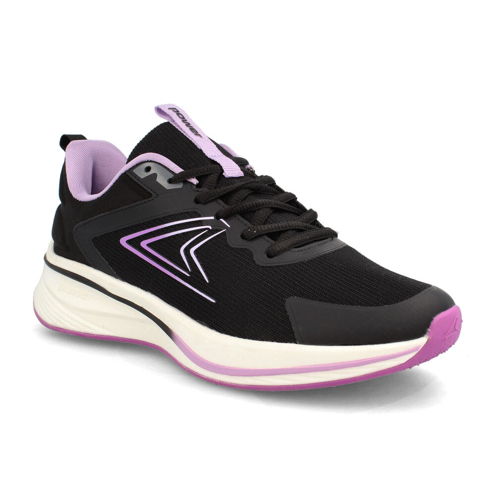 Zapatilla Mujer Power Swift Negro-lt Morado image number 1.0